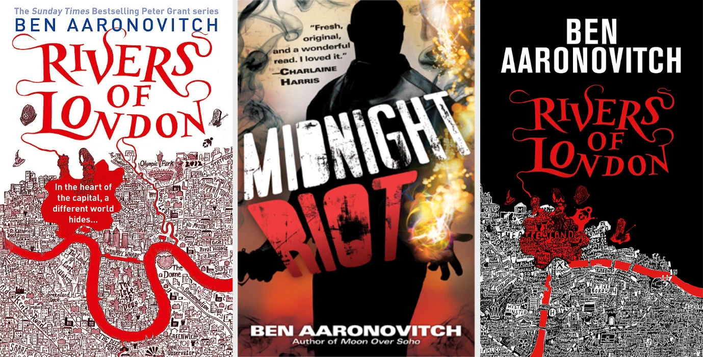 The UK First Edition, US First Edition and 10th Anniversary Edition - the dust jacket evolution